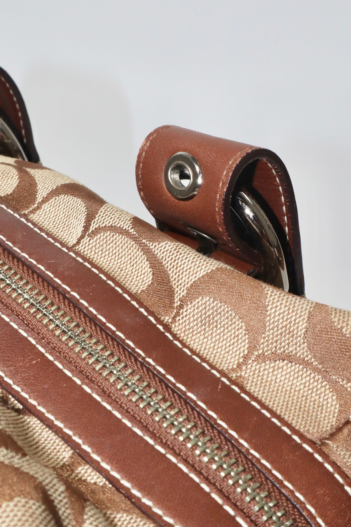 Coach Vintage 2006 Duffle Shoulder Bag in Brown