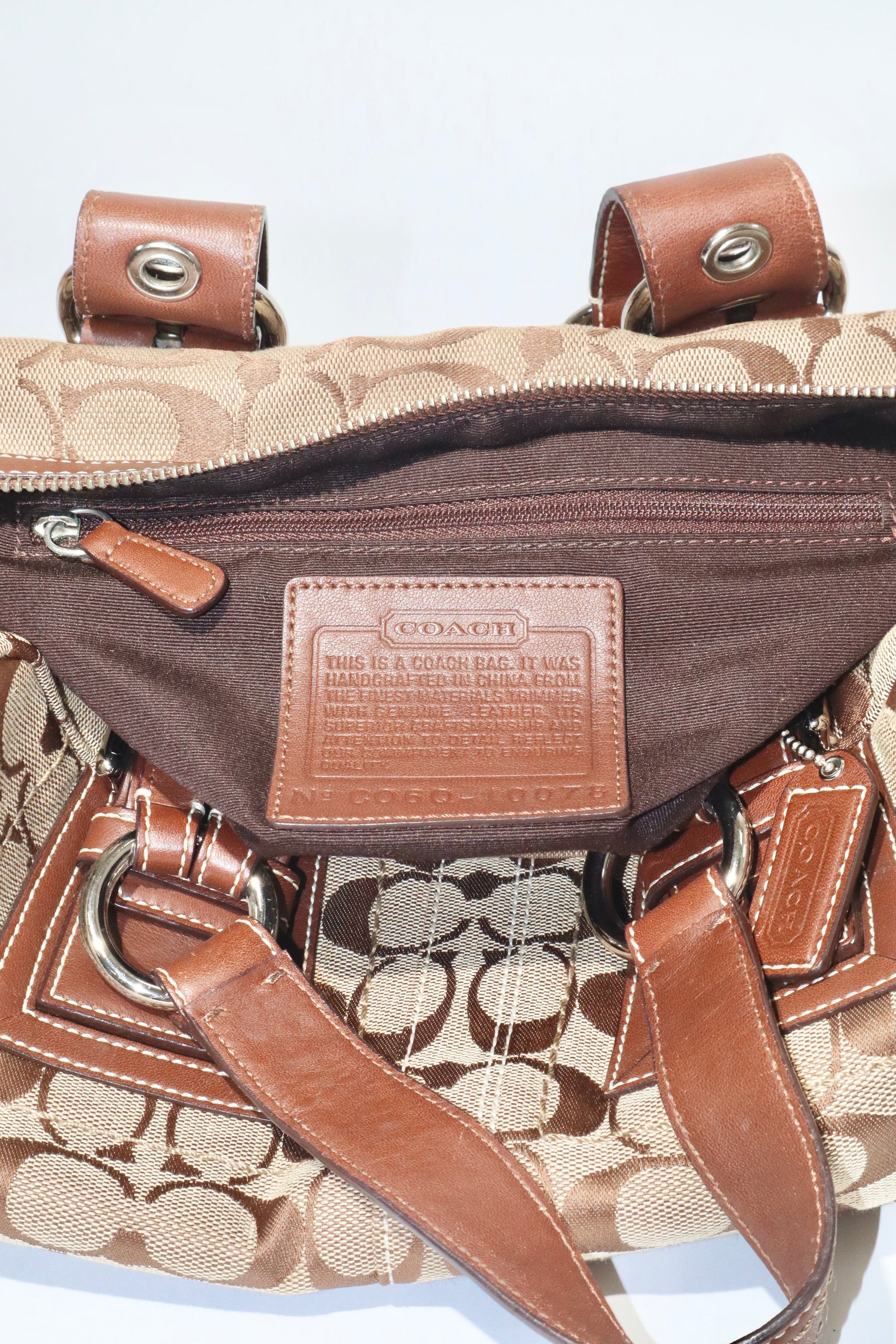 Coach Vintage Duffle Shoulder Bag in Brown - Girl Seazon