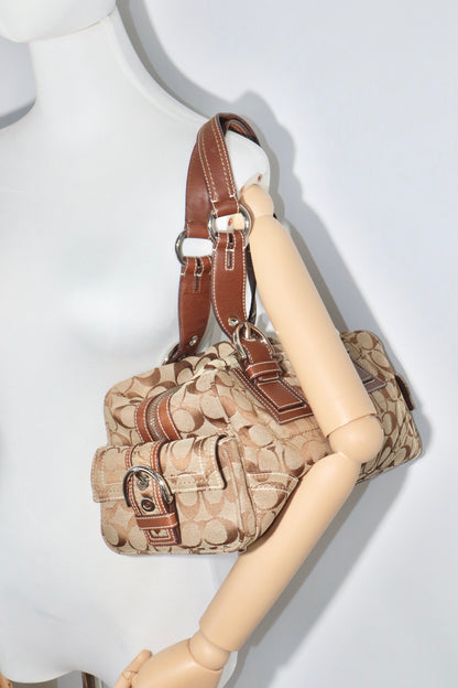 Coach Vintage Duffle Shoulder Bag in Brown - Girl Seazon