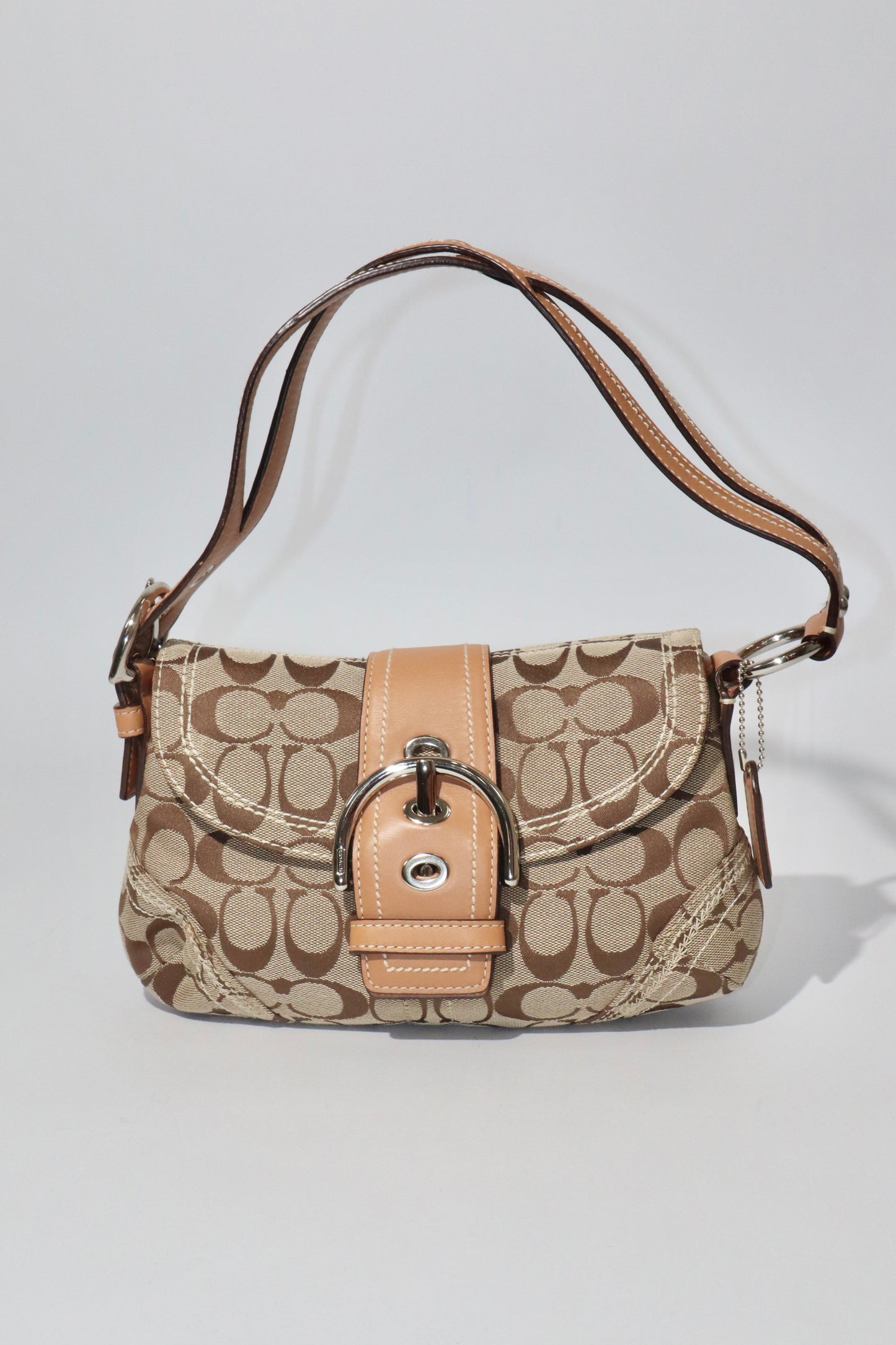 Coach Vintage 2007 Y2K Soho Belt Shoulder Bag in Tan - 100602