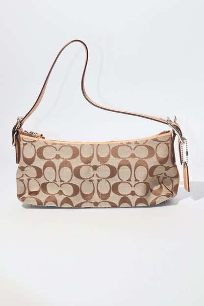 Coach Vintage 2005 Baguette Shoulder Bag in Classic Brown