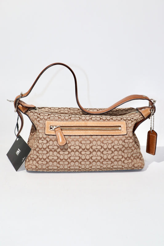 Vintage Coach Signature Shoulder Bag in Brown (6332)