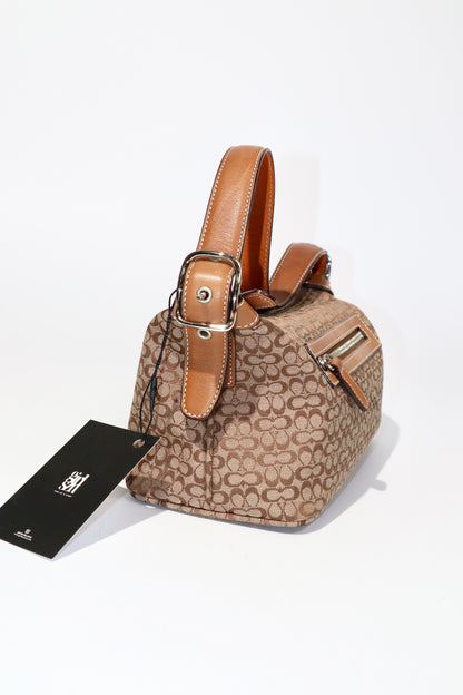 Vintage Coach Signature Shoulder Bag in Brown (6332)