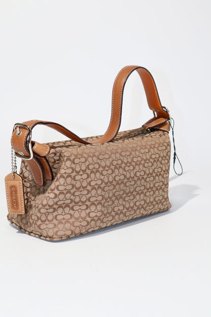 Vintage Coach Signature Shoulder Bag in Brown (6332)