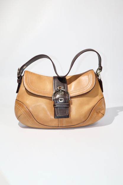 Vintage Coach Soho Large Shoulder Bag & Matching Wallet - F10910