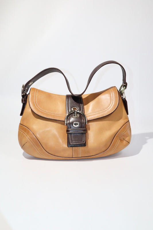 Vintage Coach Soho Large Shoulder Bag & Matching Wallet - F10910