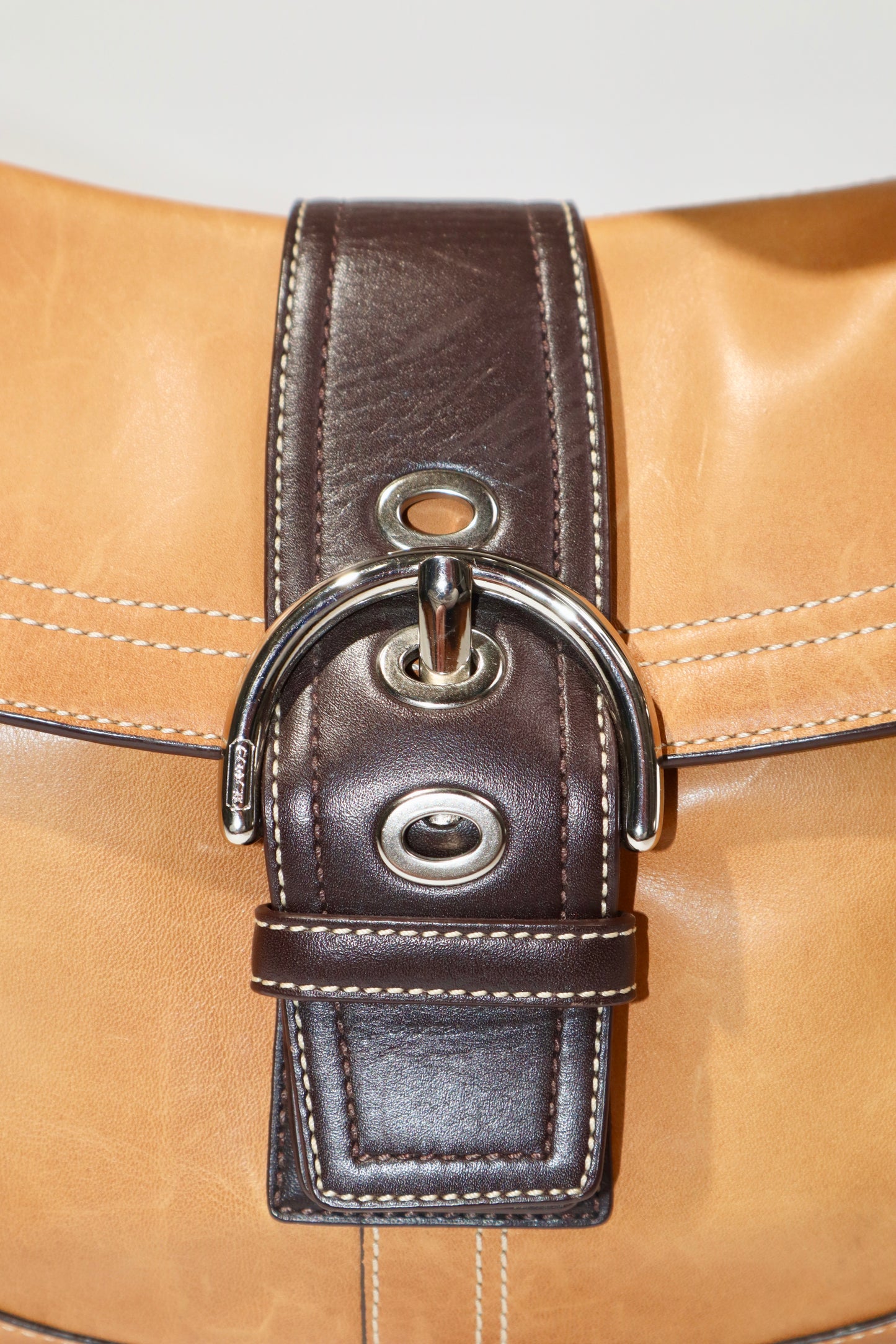 Vintage Coach Soho Large Shoulder Bag & Matching Wallet - F10910