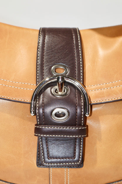 Vintage Coach Soho Large Shoulder Bag & Matching Wallet - F10910