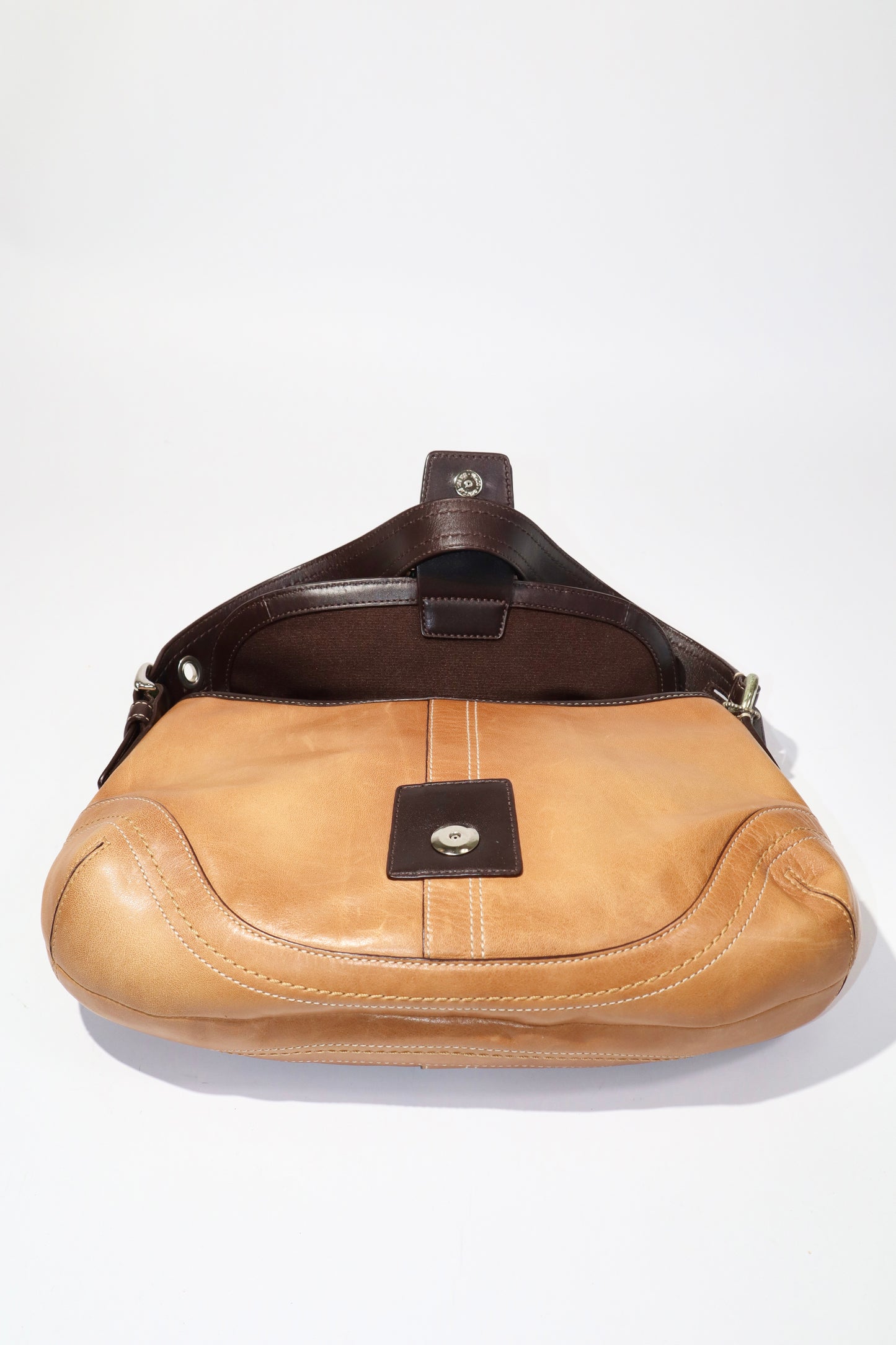 Vintage Coach Soho Large Shoulder Bag & Matching Wallet - F10910