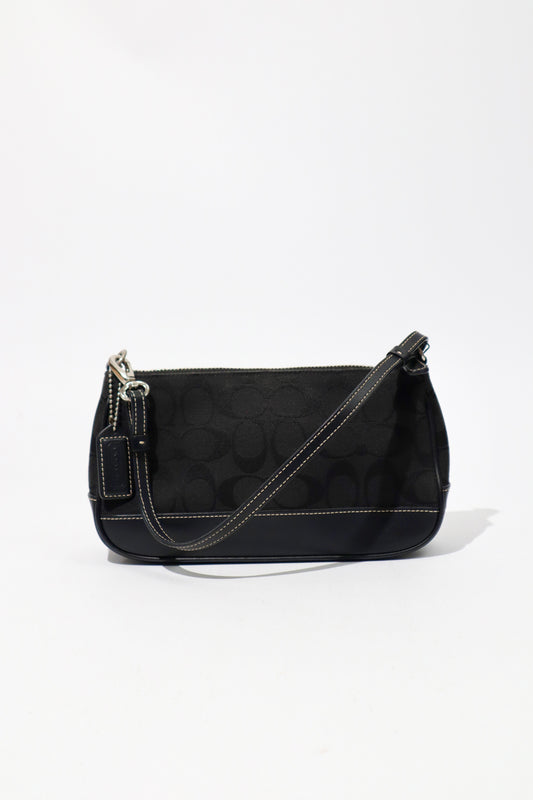 Coach 2001 Vintage Signature Nolita Pouch in Black - 6094