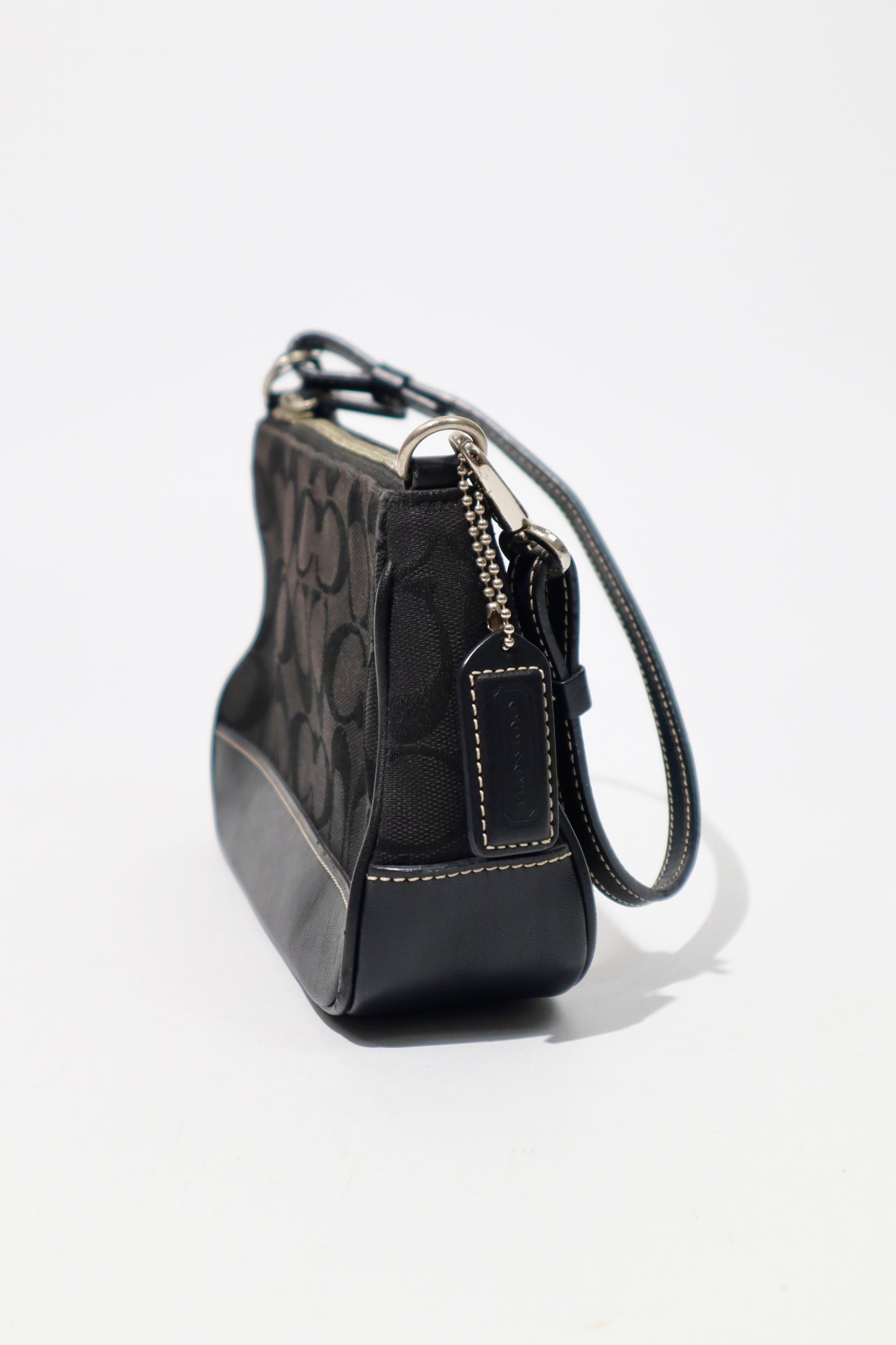 Coach 2001 Vintage Signature Nolita Pouch in Black - 6094
