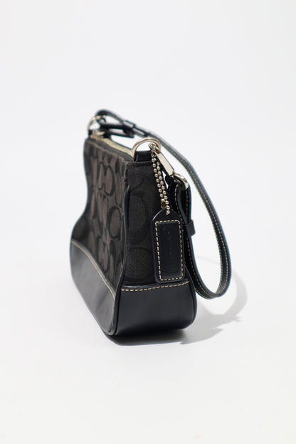 Coach 2001 Vintage Signature Nolita Pouch in Black - 6094