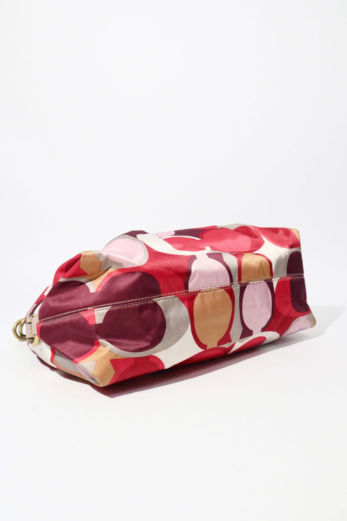Coach Ashley Drawn Scarf Print Hobo Shoulder Bag