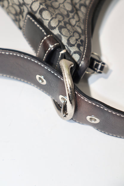 Vintage Coach Signature Sufflette Hobo Shoulder Bag