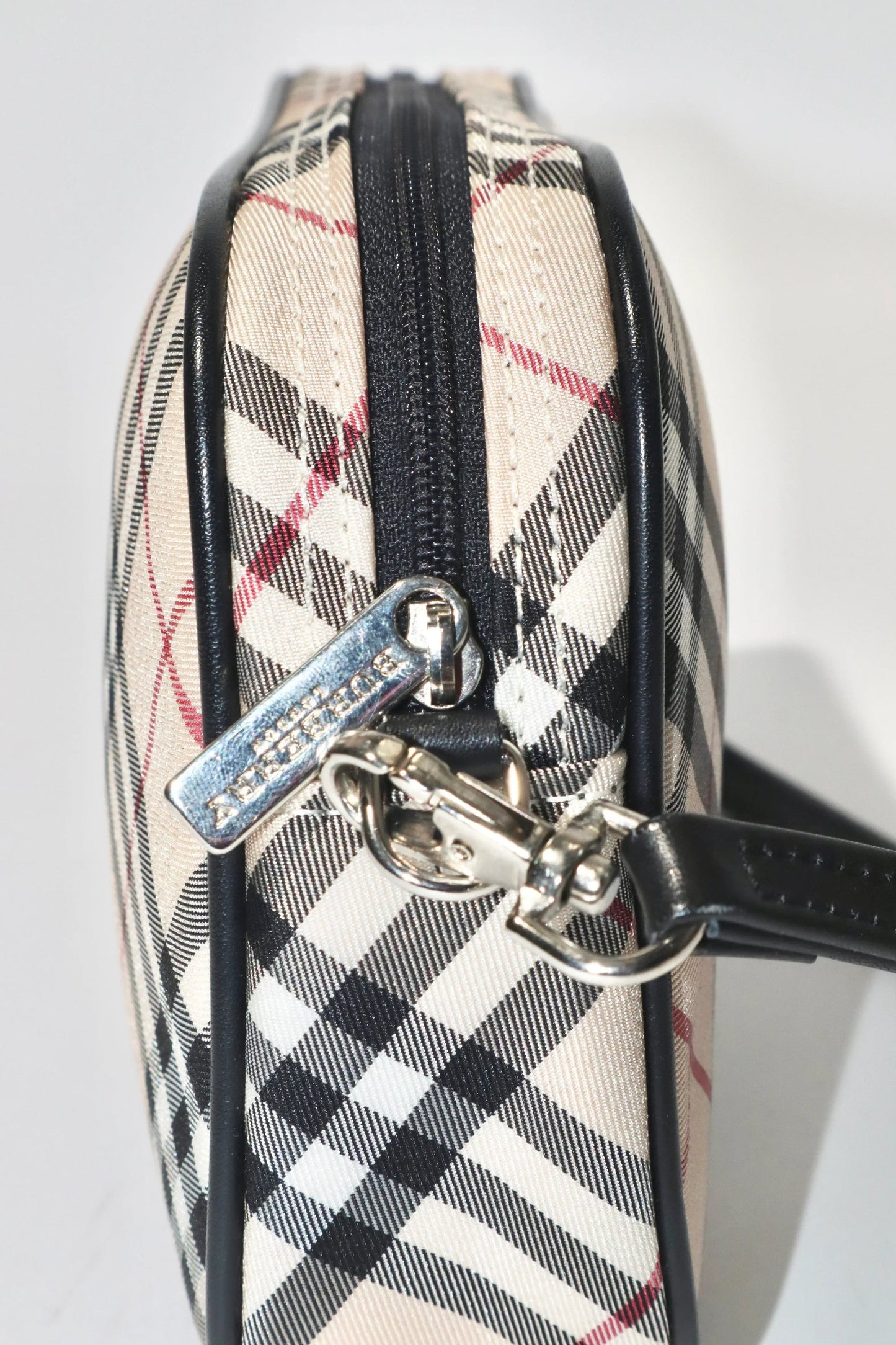 Vintage Burberry Nova Check clutch bag - beige check pattern