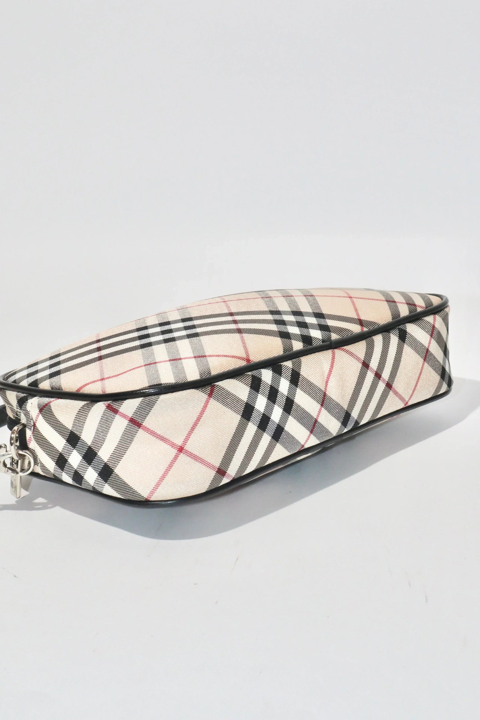 Vintage Burberry Nova Check clutch bag - beige check pattern
