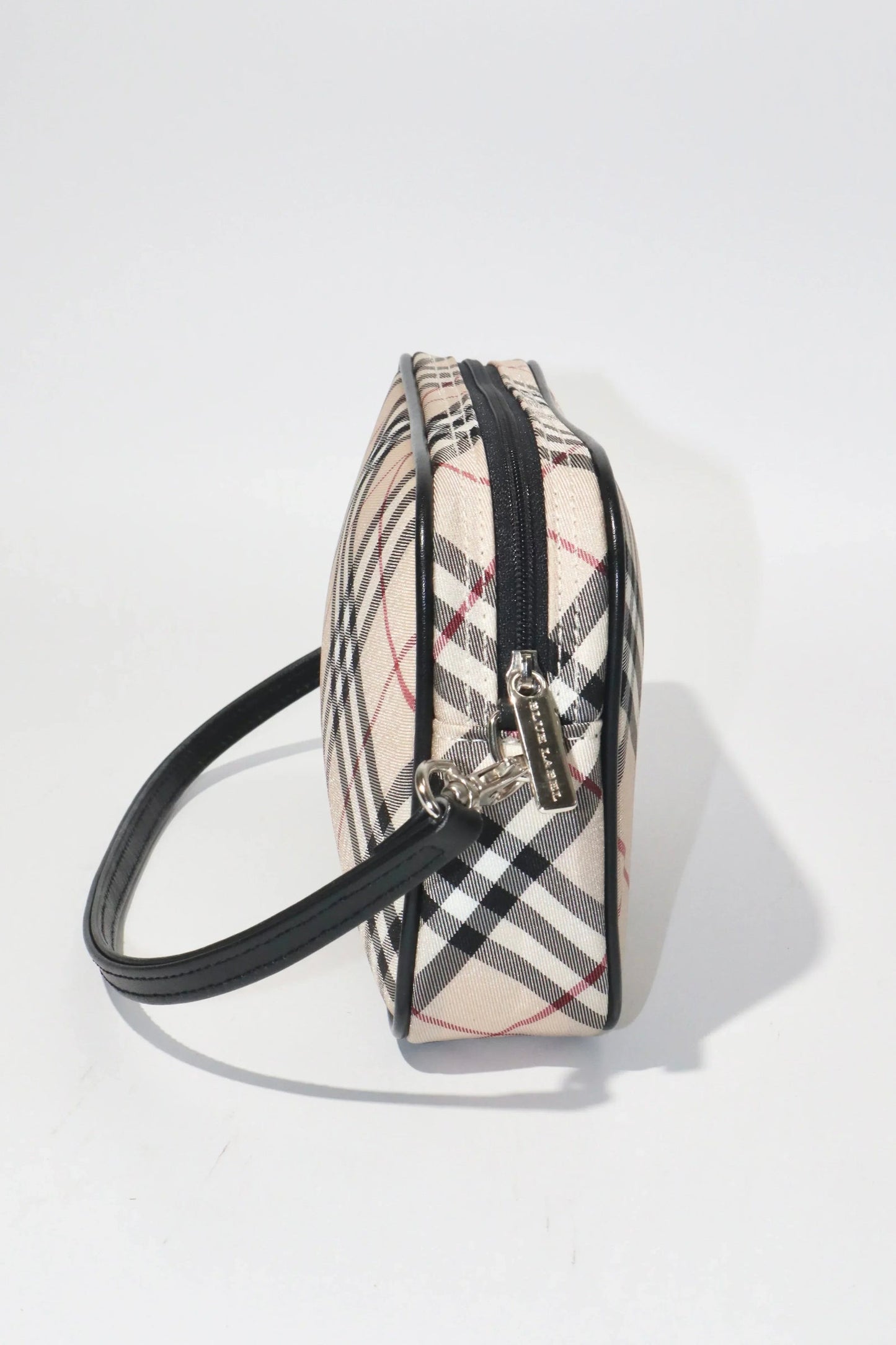 Vintage Burberry Nova Check clutch bag - beige check pattern