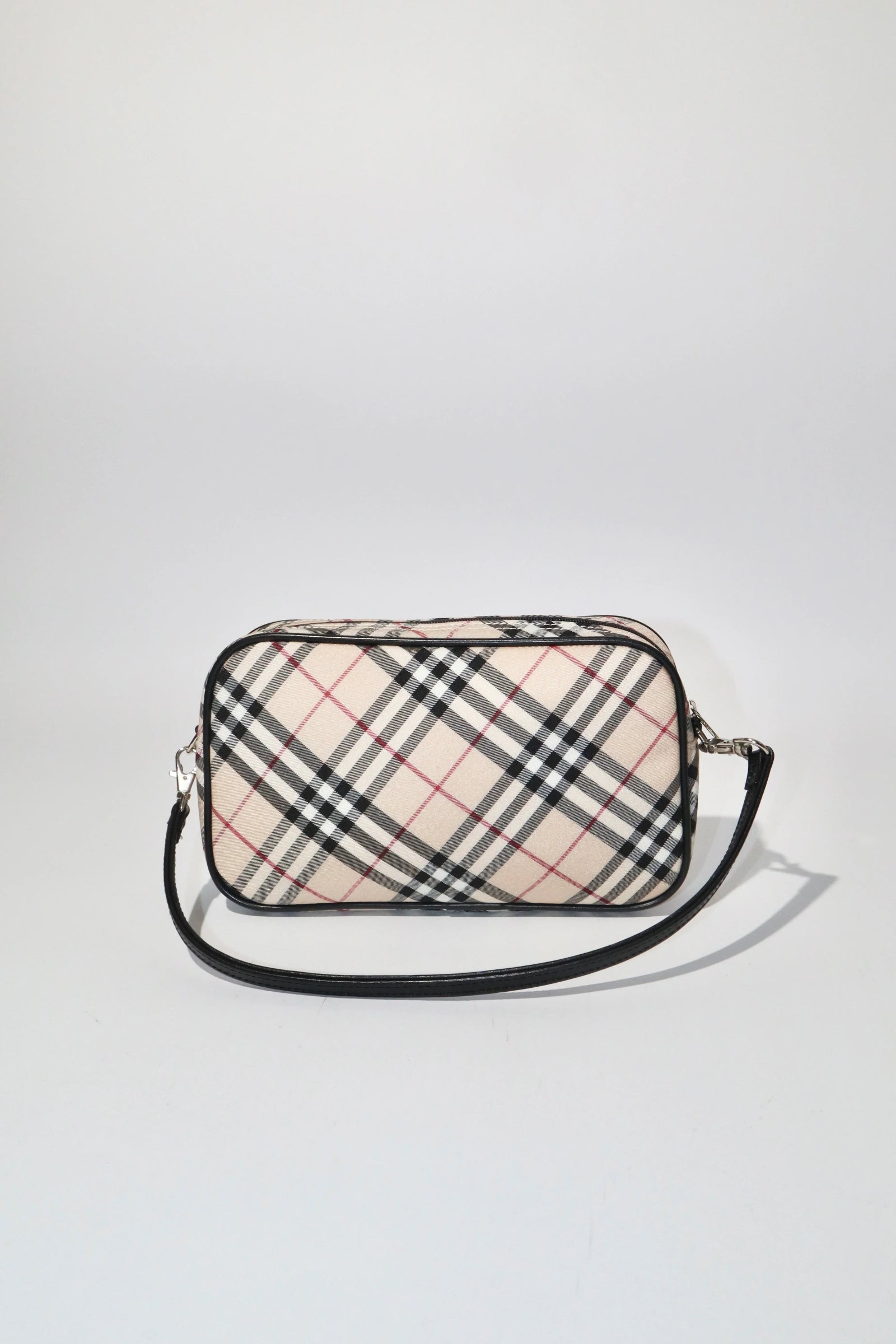 Vintage Burberry Nova Check clutch bag - beige check pattern