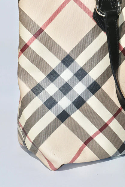 Burberry Nova Check tote bag vintage pre-loved UK