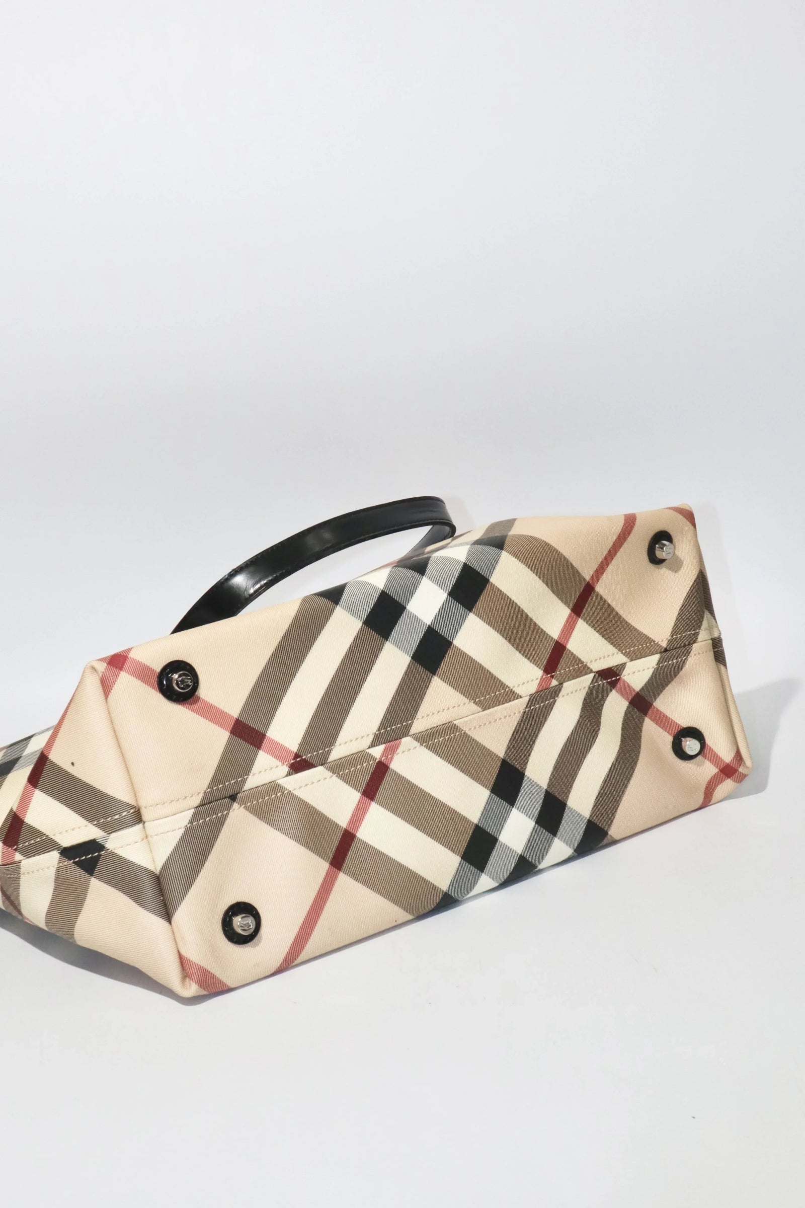 Burberry Nova Check tote bag vintage pre-loved UK