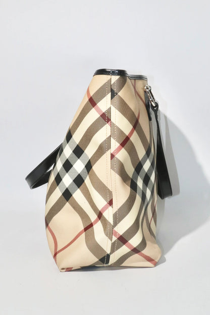 Burberry Nova Check tote bag vintage pre-loved UK