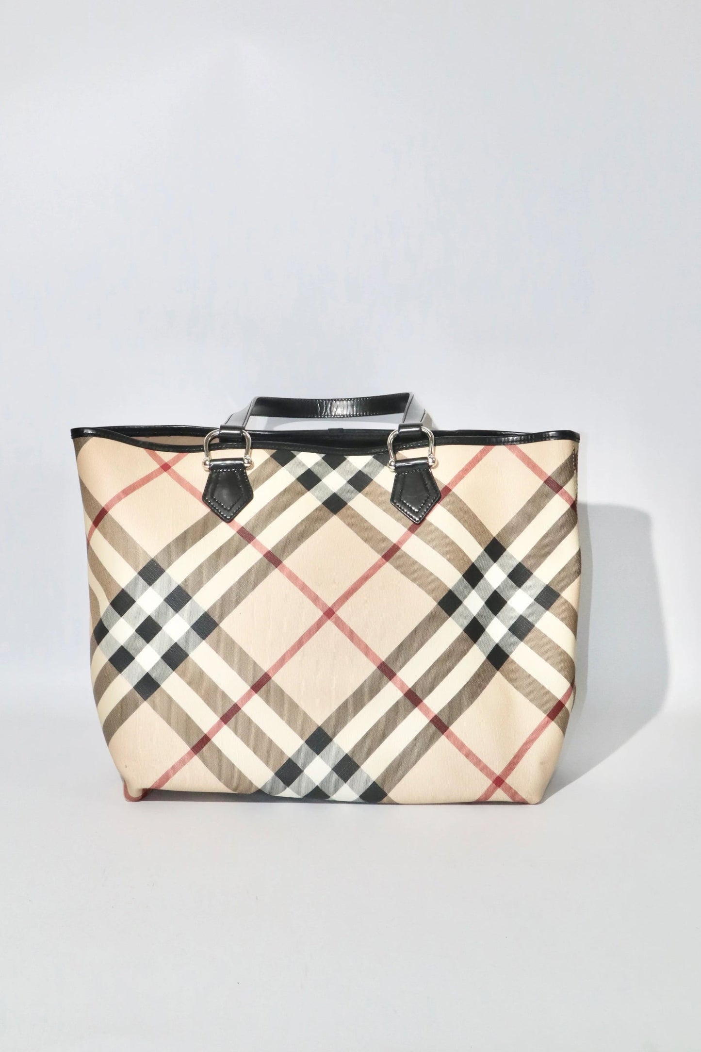 Burberry Nova Check tote bag vintage pre-loved UK