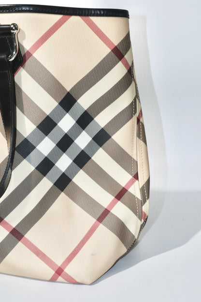 Burberry Pre-Loved Nova Check Tote - Girl Seazon