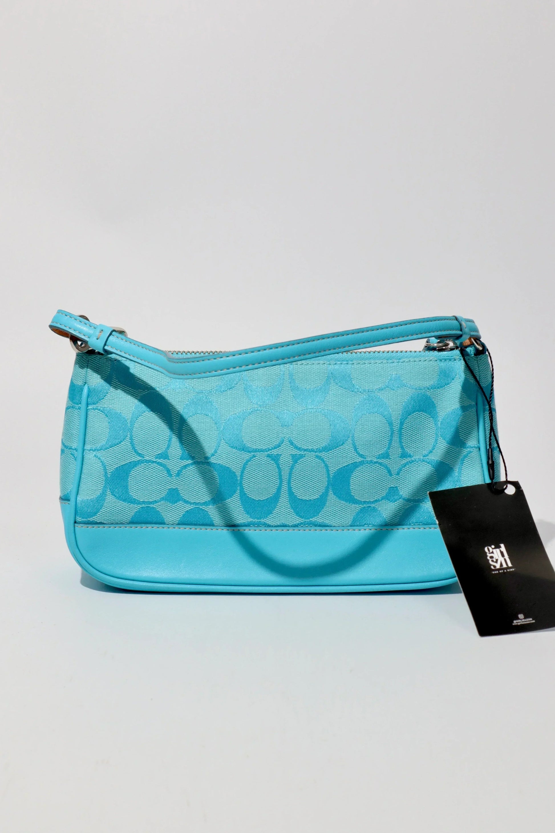 Coach 2004 Vintage Demi Mini Shoulder Bag in Blue - Girl Seazon