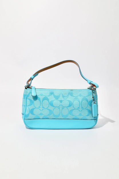 Coach 2004 Vintage Demi Mini Shoulder Bag in Blue - Girl Seazon