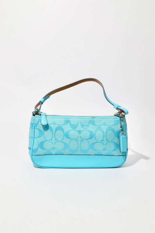 Coach 2004 Vintage Demi Mini Shoulder Bag in Blue - Girl Seazon