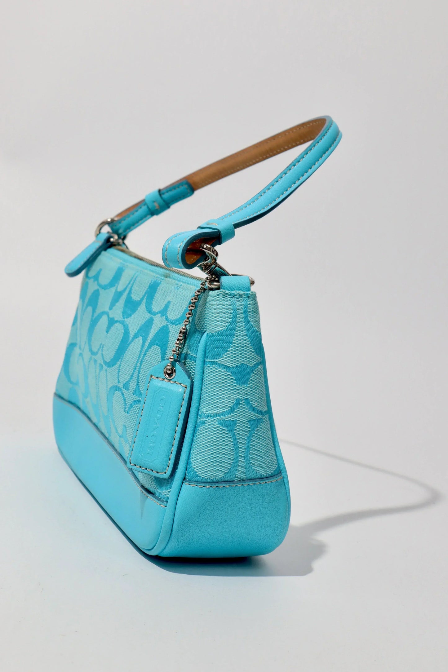 Coach 2004 Vintage Demi Mini Shoulder Bag in Blue - Girl Seazon