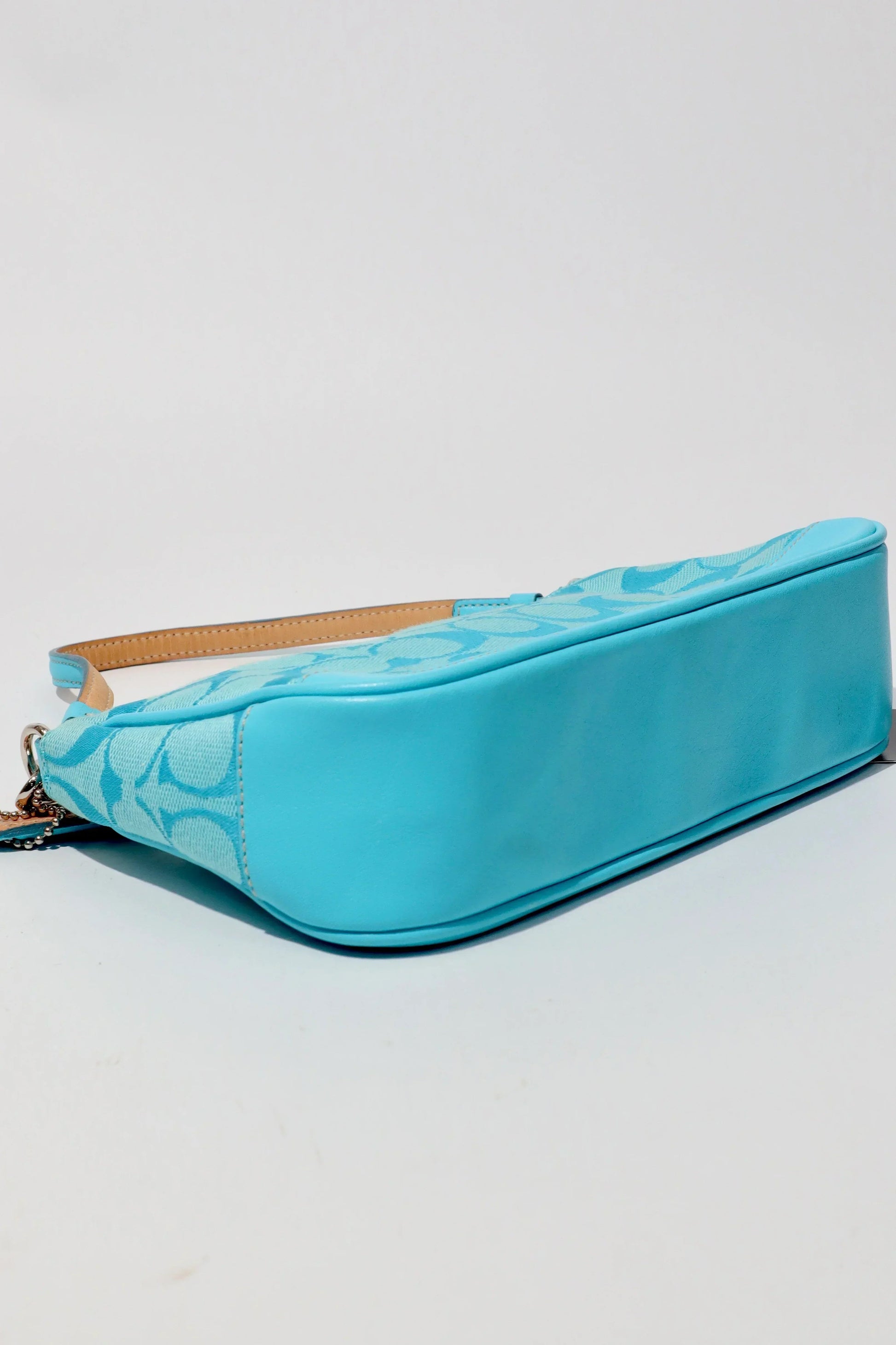 Coach 2004 Vintage Demi Mini Shoulder Bag in Blue - Girl Seazon