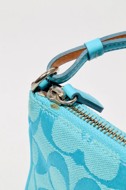 Coach 2004 Vintage Demi Mini Shoulder Bag in Blue - Girl Seazon
