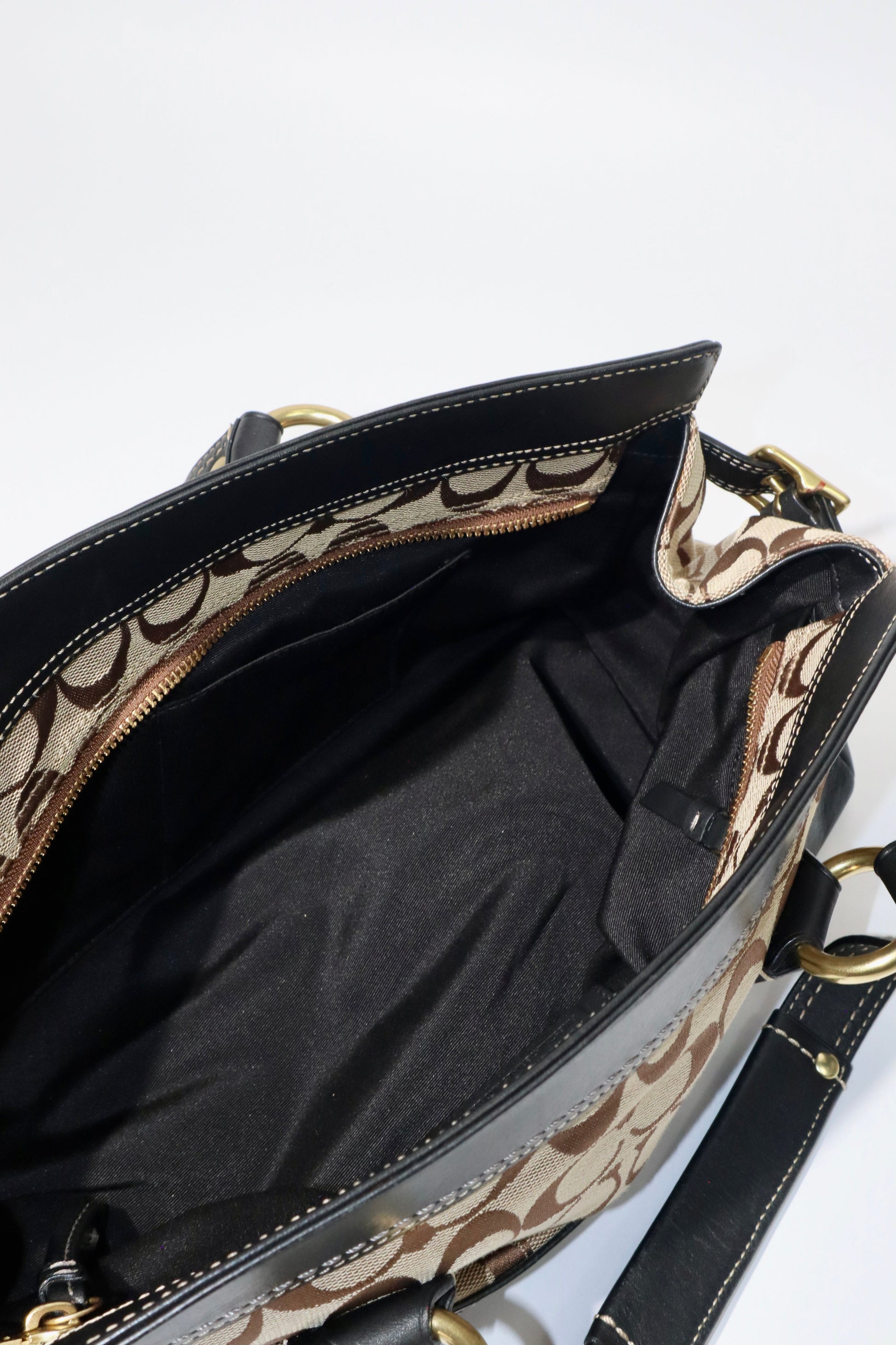 Coach Vintage 2002 Leather Satchel Gardenia Handbag - Girl Seazon