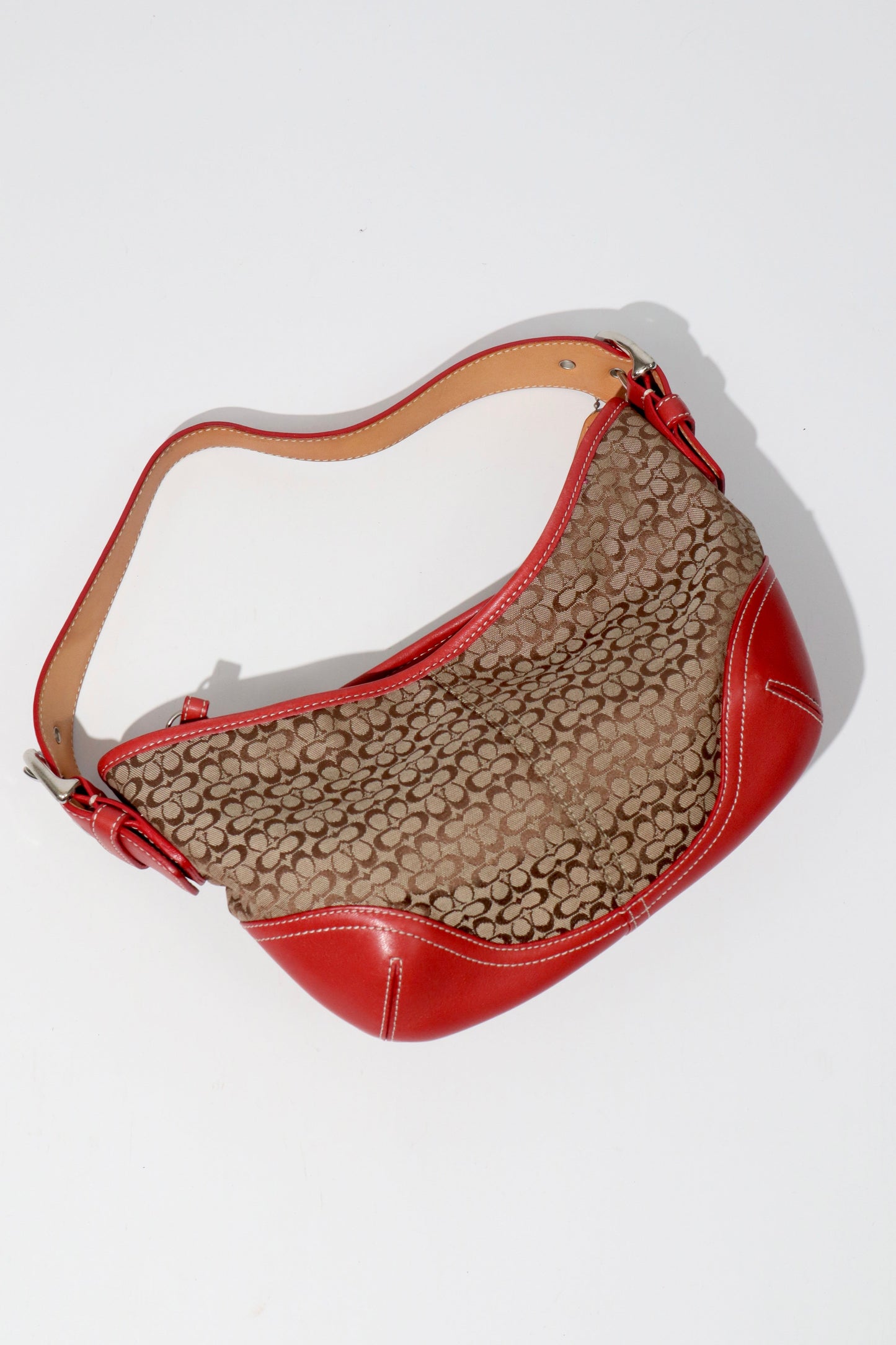 Coach Vintage 2003 Demi Pouch in Brown/Red - Girl Seazon