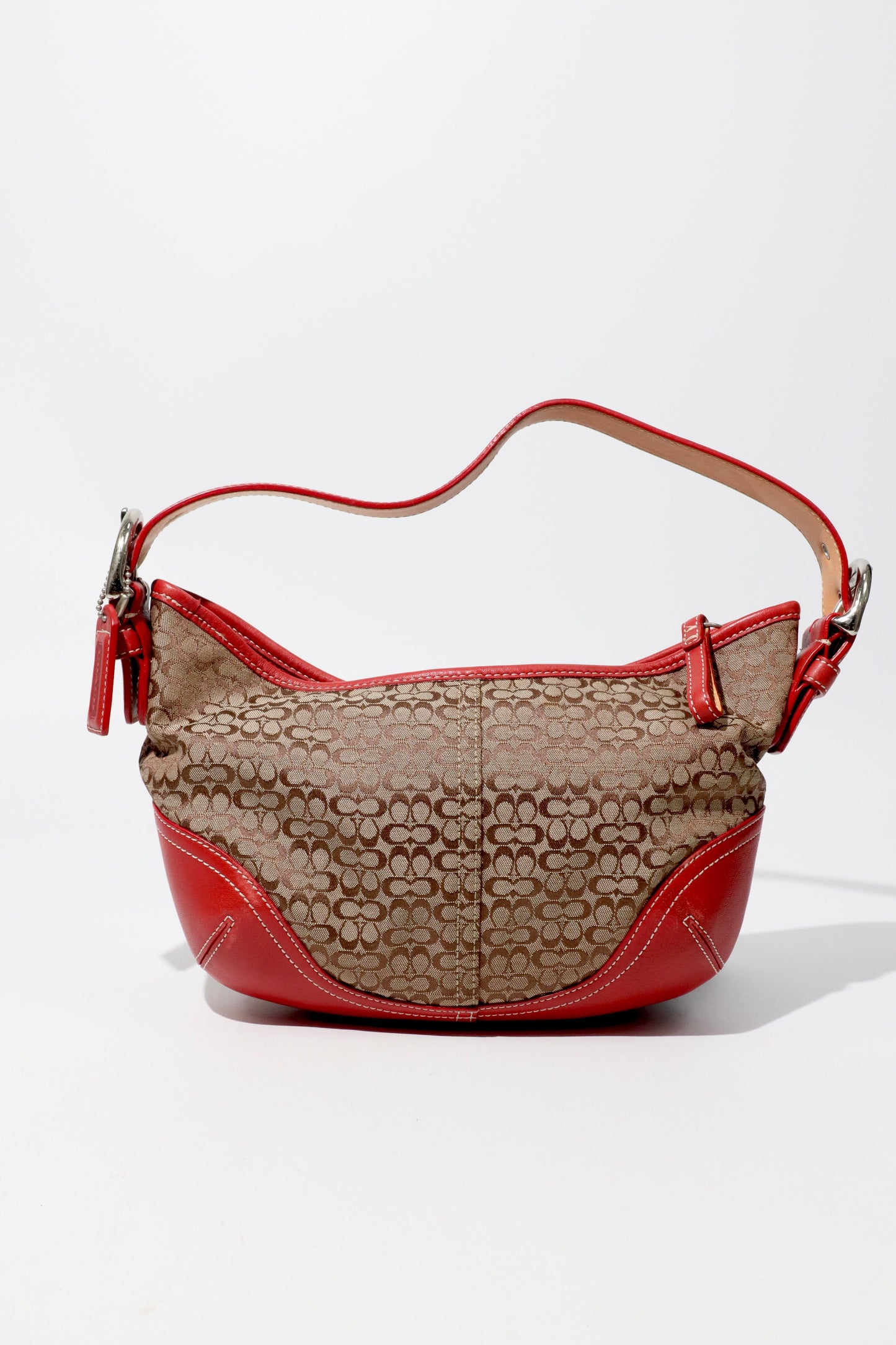 Coach Vintage 2003 Demi Pouch in Brown/Red - Girl Seazon