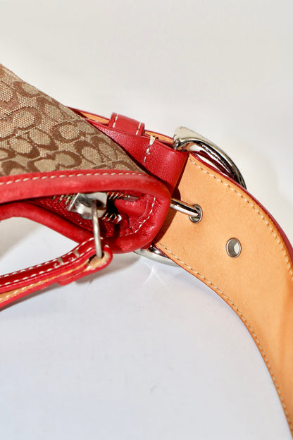 Coach Vintage 2003 Demi Pouch in Brown/Red - Girl Seazon