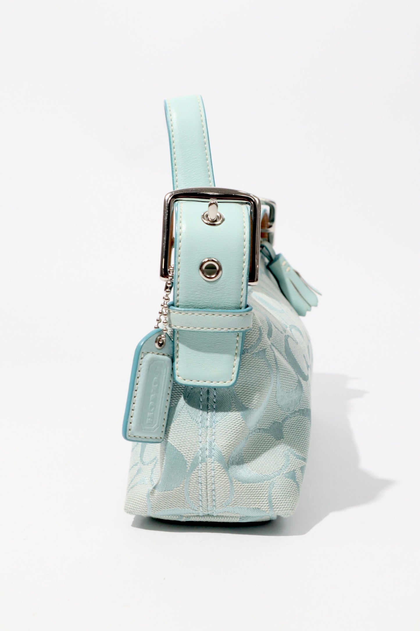 Coach Vintage 2004 Turquoise Demi Shoulder Bag - Girl Seazon