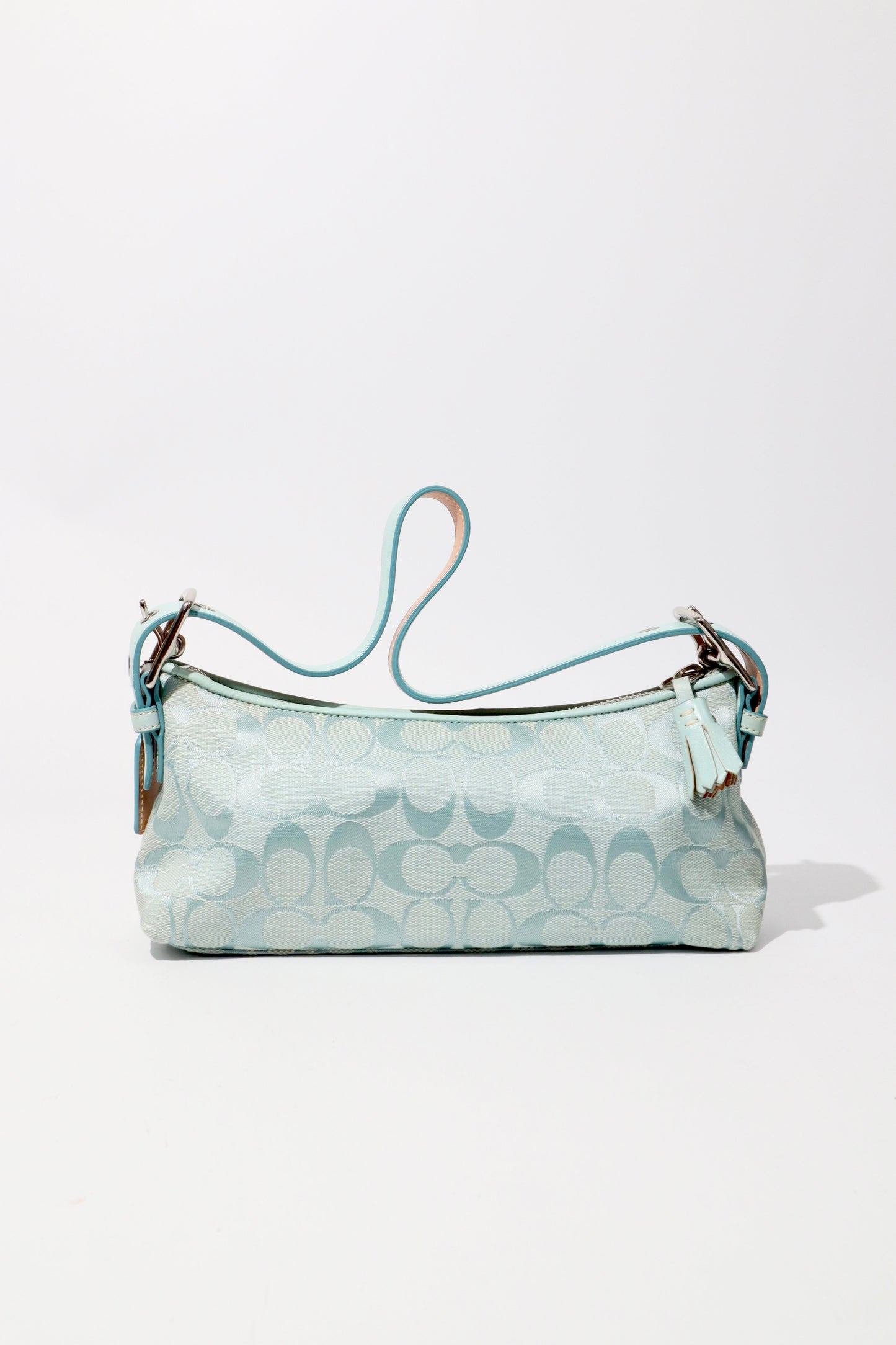 Coach Vintage 2004 Turquoise Demi Shoulder Bag - Girl Seazon