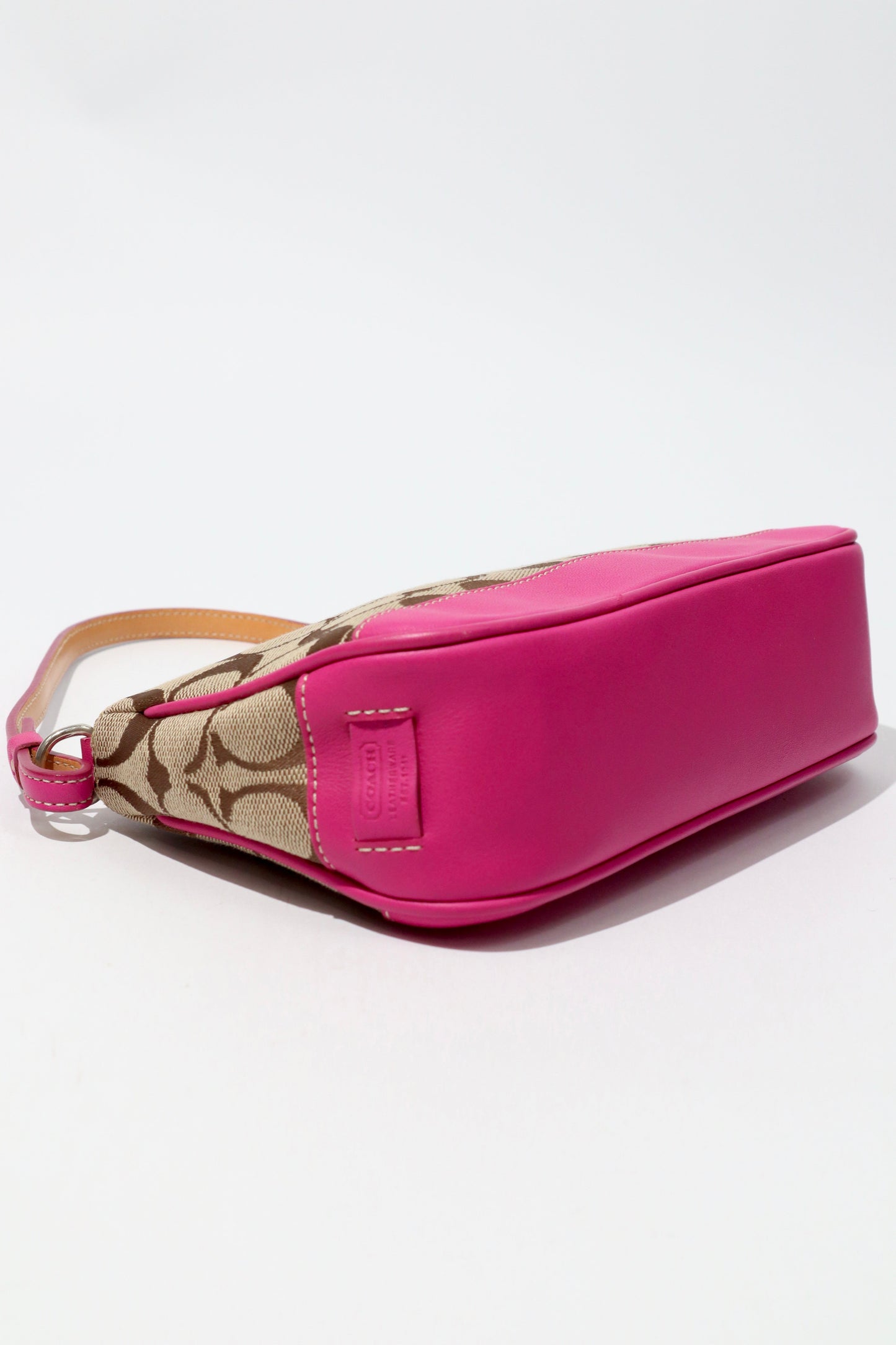 Coach Vintage 2004 Y2K Canvas Mini Pouch in Pink & Brown - Girl Seazon