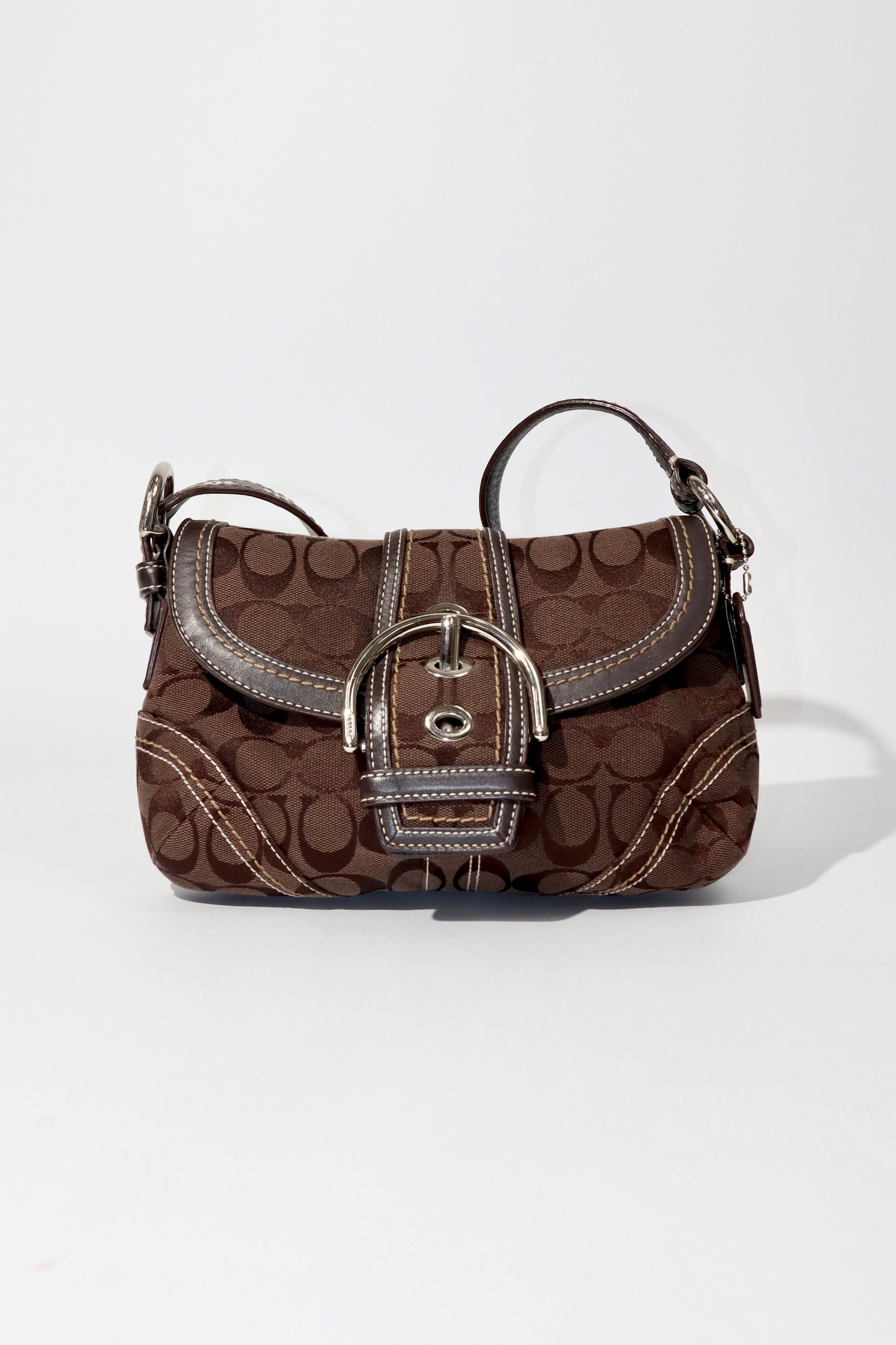Coach Vintage 2006 Y2K Soho Belt Shoulder Bag in Brown - Girl Seazon