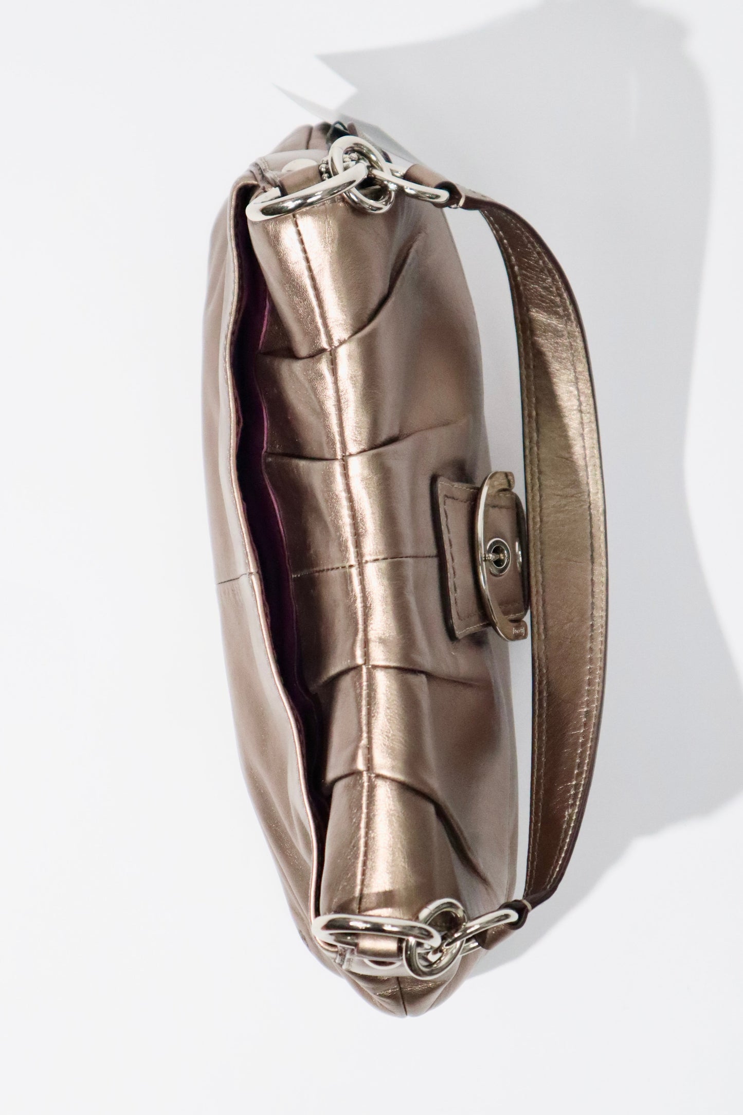 Coach Vintage 2011 Soho Metallic Bronze Shoulder Bag - Girl Seazon