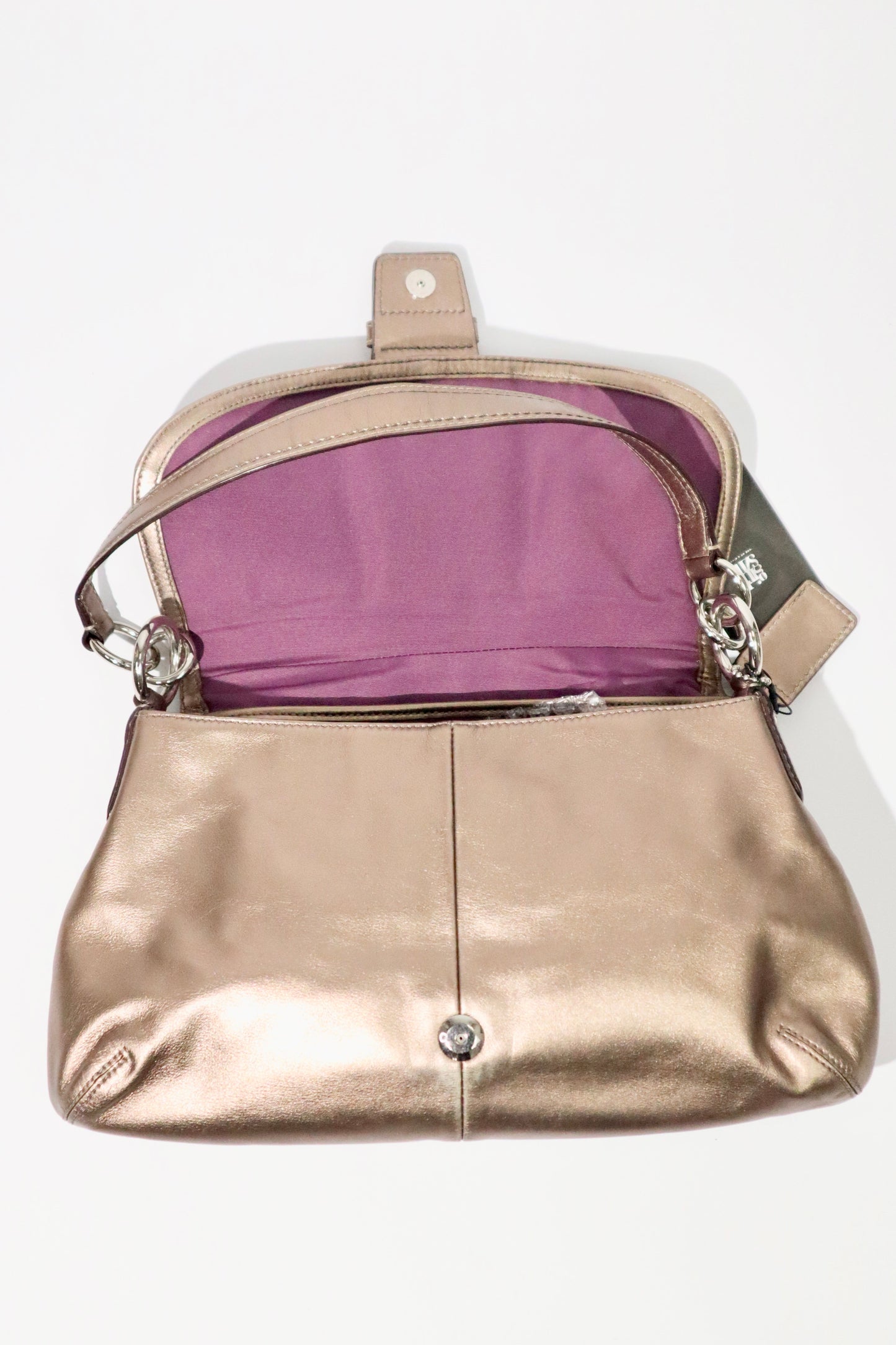 Coach Vintage 2011 Soho Metallic Bronze Shoulder Bag - Girl Seazon