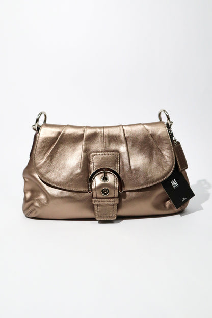 Coach Vintage 2011 Soho Metallic Bronze Shoulder Bag - Girl Seazon