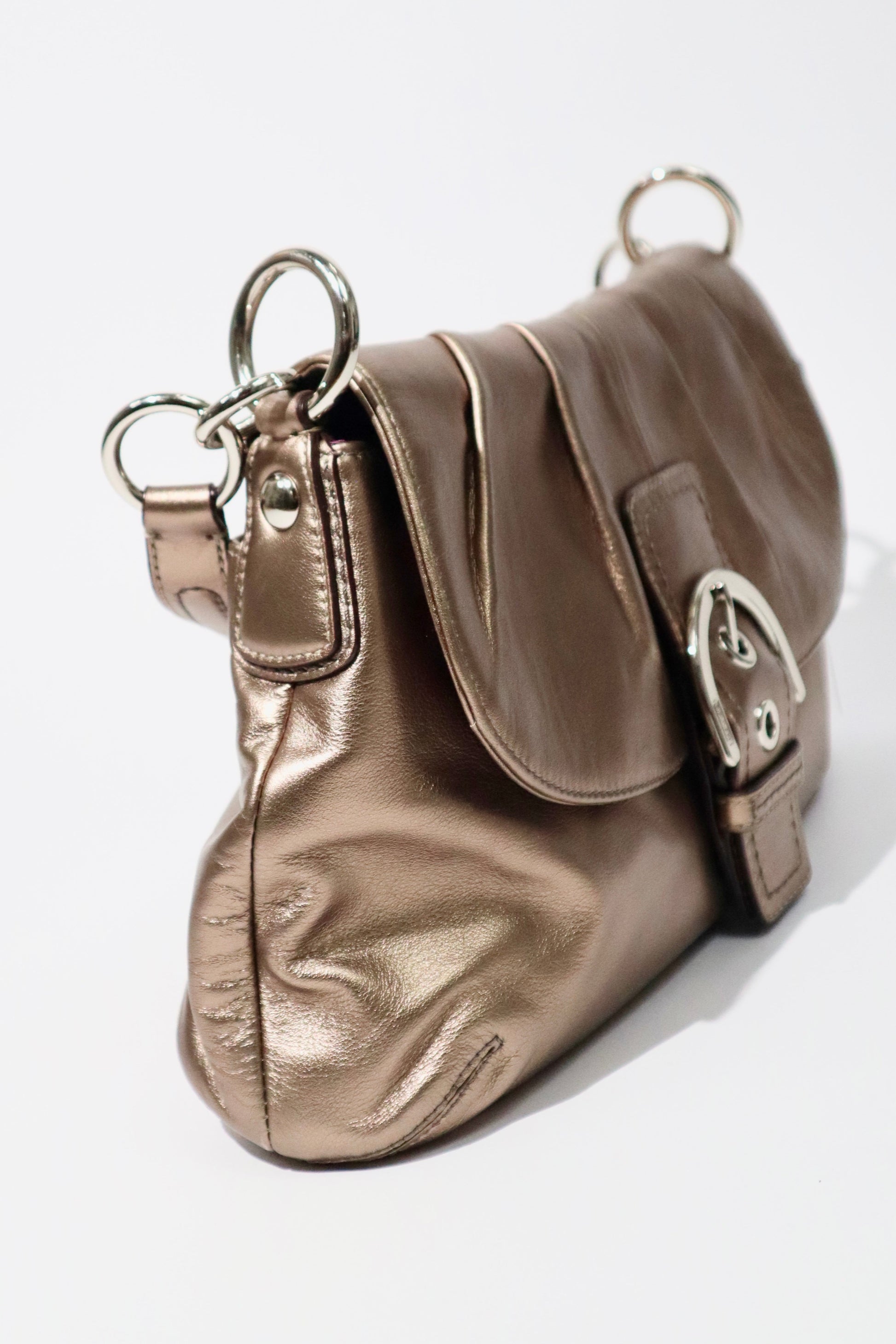 Coach Vintage 2011 Soho Metallic Bronze Shoulder Bag - Girl Seazon