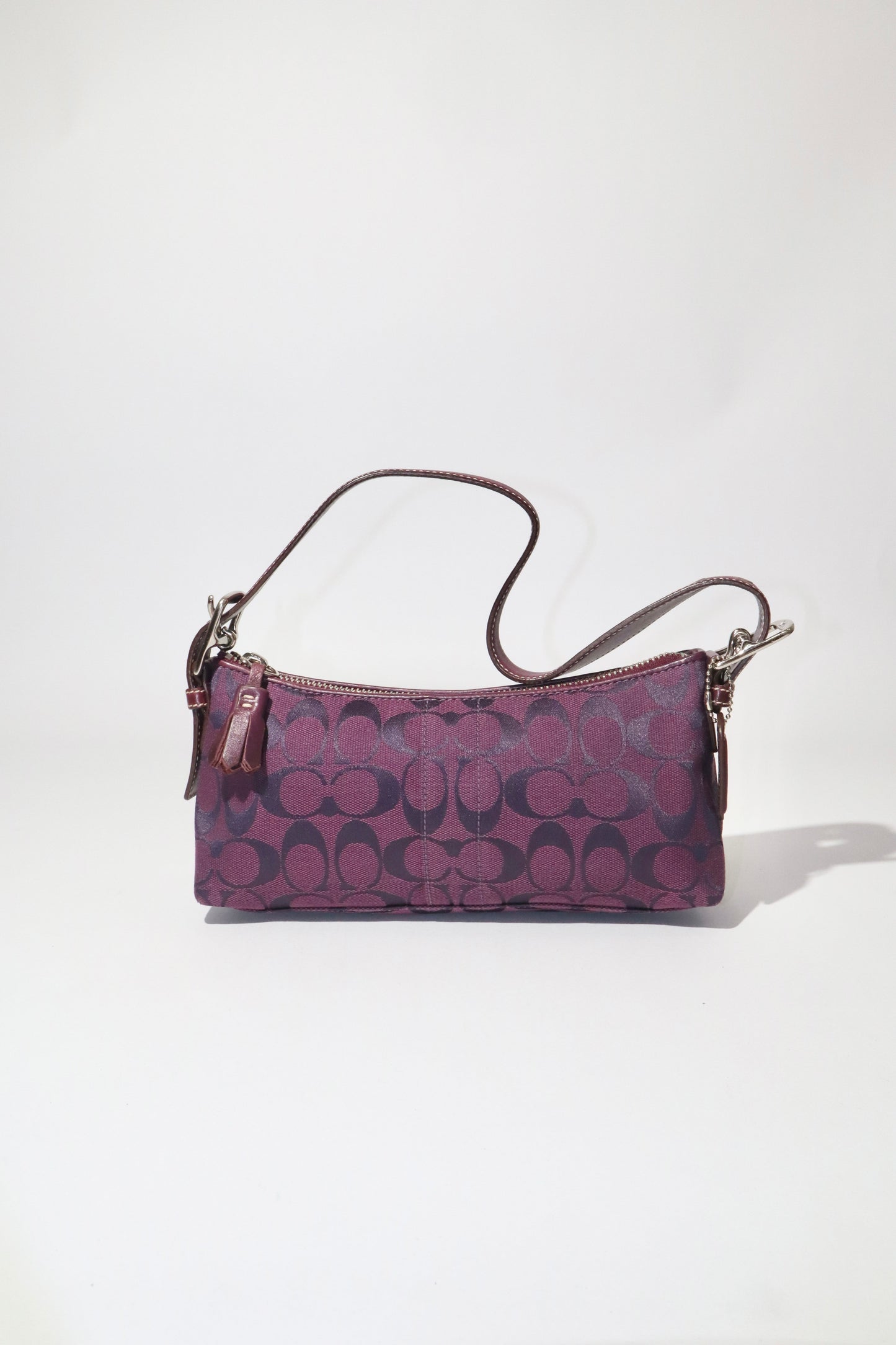 Coach Vintage Baguette Shoulder Bag in Purple - Girl Seazon