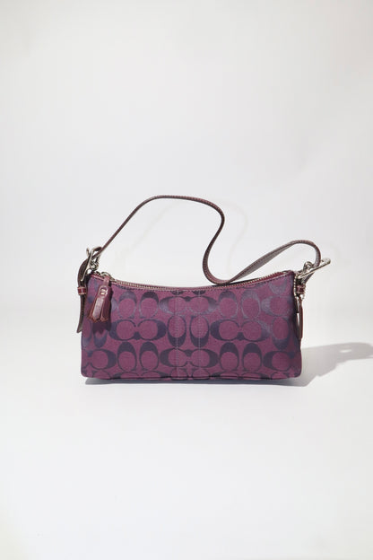 Coach Vintage Baguette Shoulder Bag in Purple - Girl Seazon