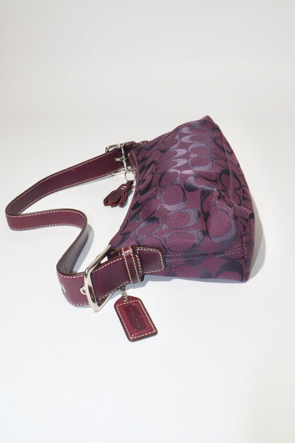 Coach Vintage Baguette Shoulder Bag in Purple - Girl Seazon