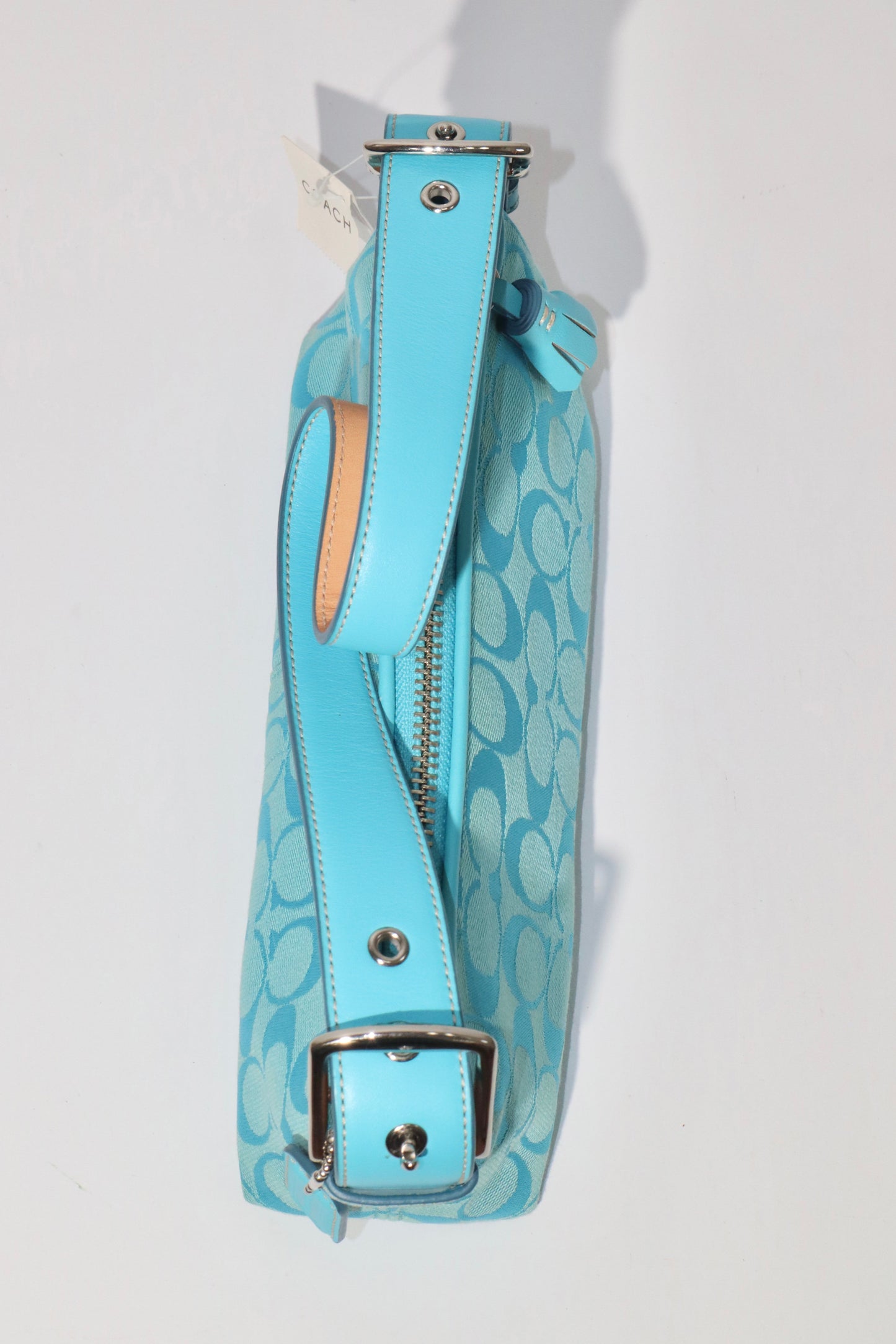 Coach Vintage Demi Baguette Shoulder Bag in Blue - Girl Seazon