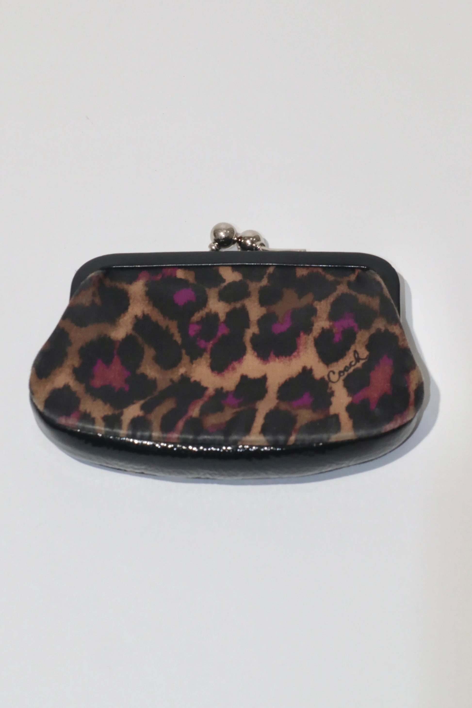 Coach Vintage Leopard Print Coin Purse - Girl Seazon